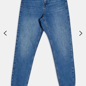 Topshop High Waisted Tapered Leg Mom Jeans